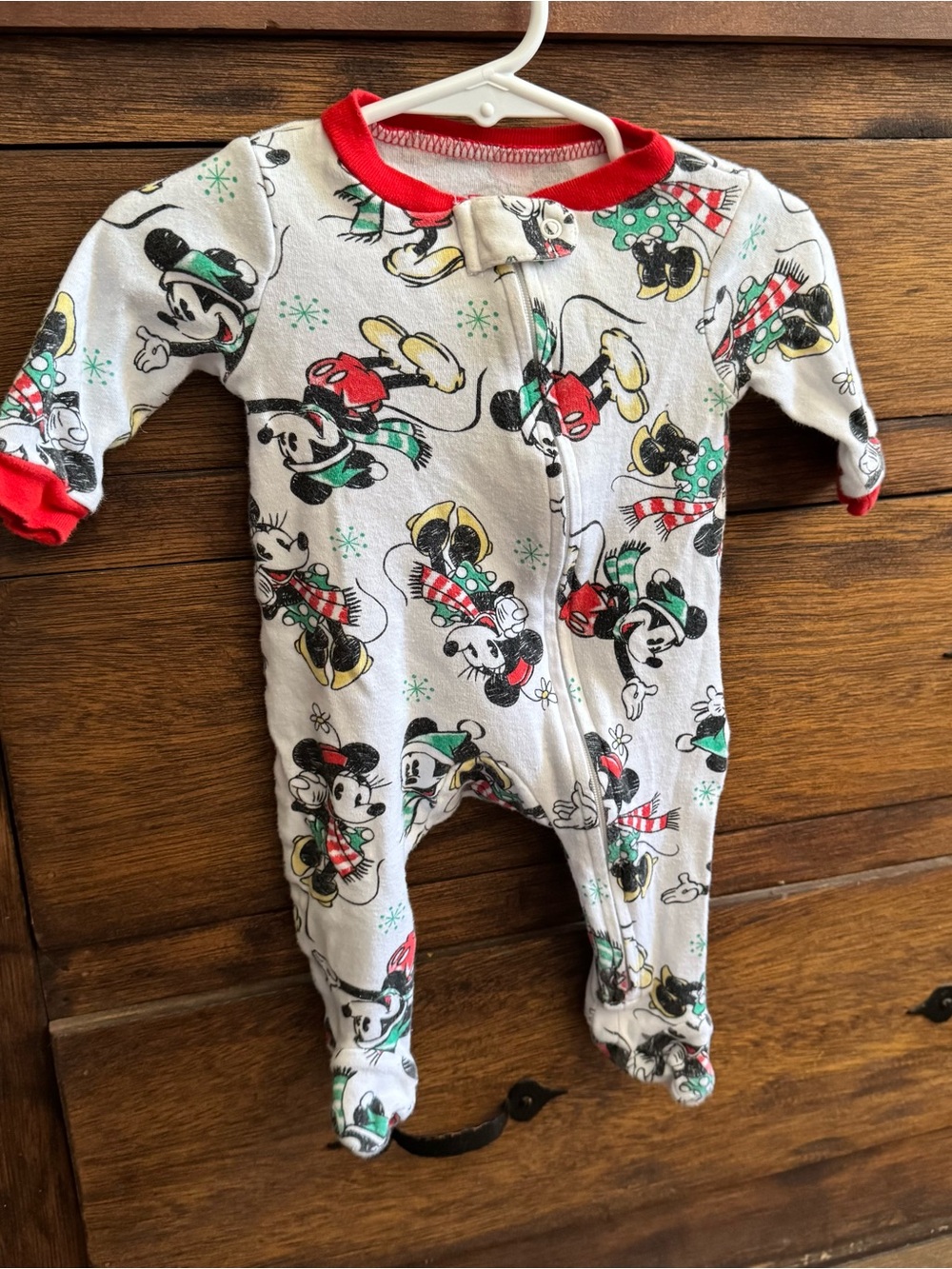 DISNEY BABY MICKEY MOUSE 100% COTTON INFANT COTTON SLEEPER SIZE 0 - 3M